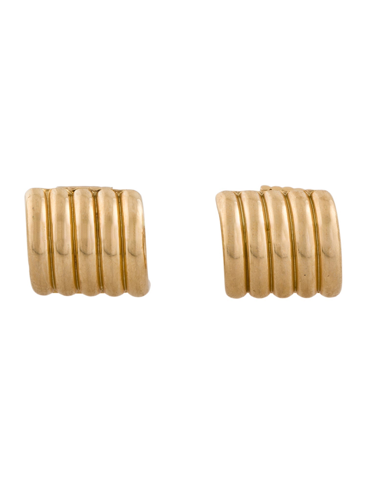 Cufflinks 14K Ribbed