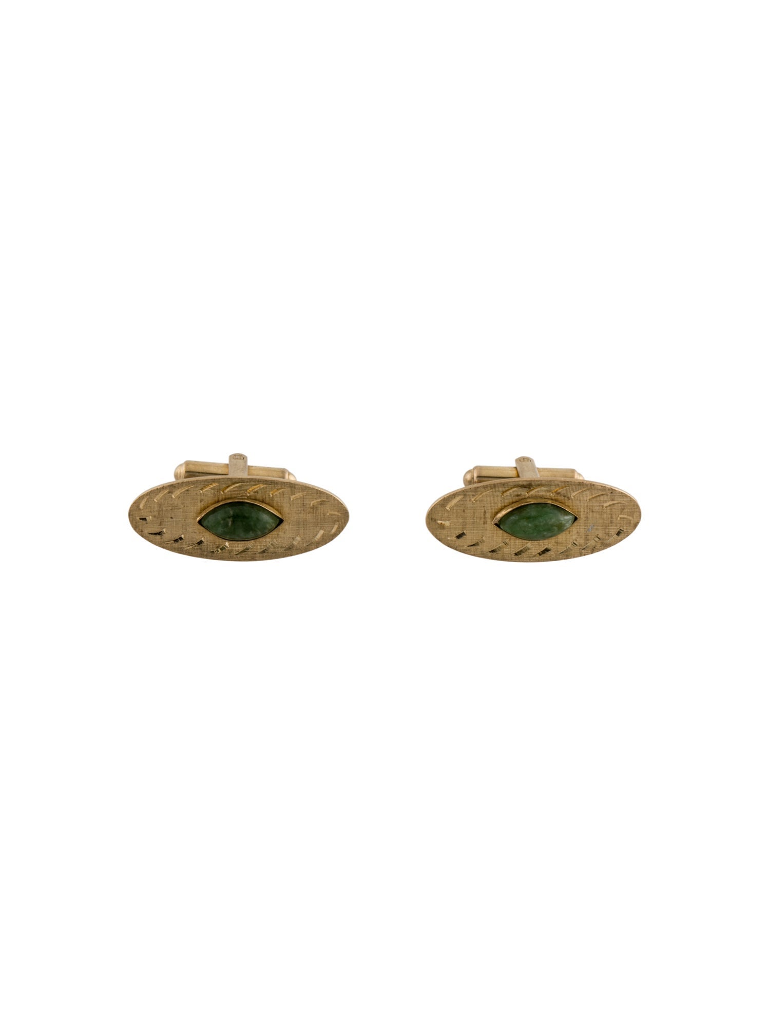 Cufflinks 14K Serpentine