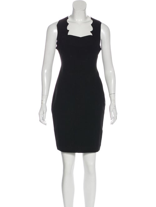 Cushnie Jersey Mini Dress Black