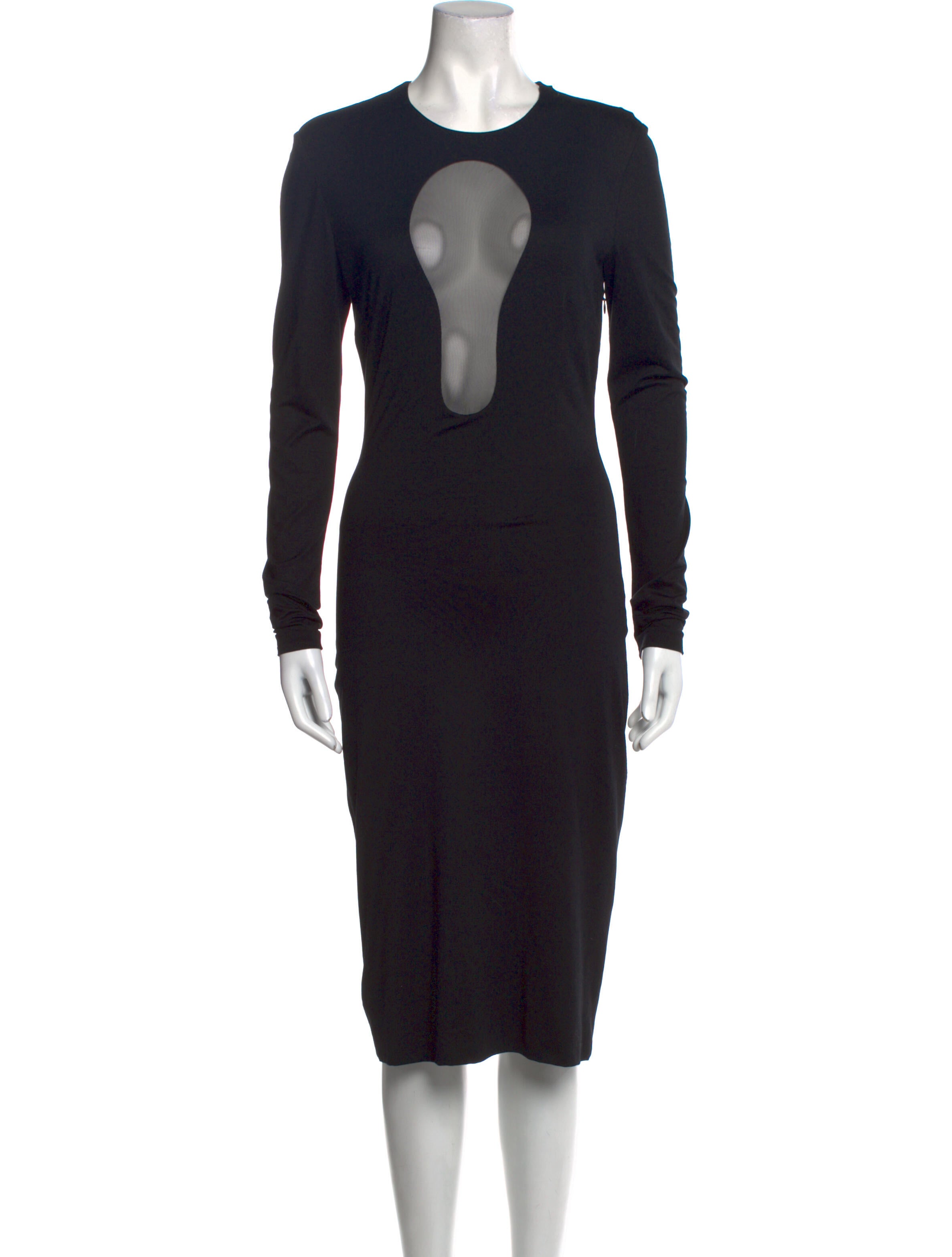 Off-The-Shoulder Midi Length Dress Size: S