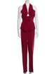 Cushnie V-Neck Jumpsuit