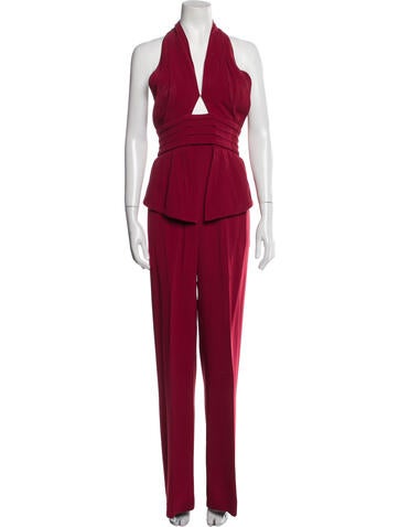 Cushnie Jumpsuits and Rompers V-Neck Jumpsuit US 2 | XS