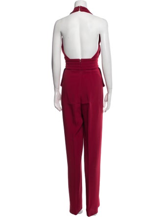 Cushnie V-Neck Jumpsuit