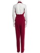 Cushnie V-Neck Jumpsuit