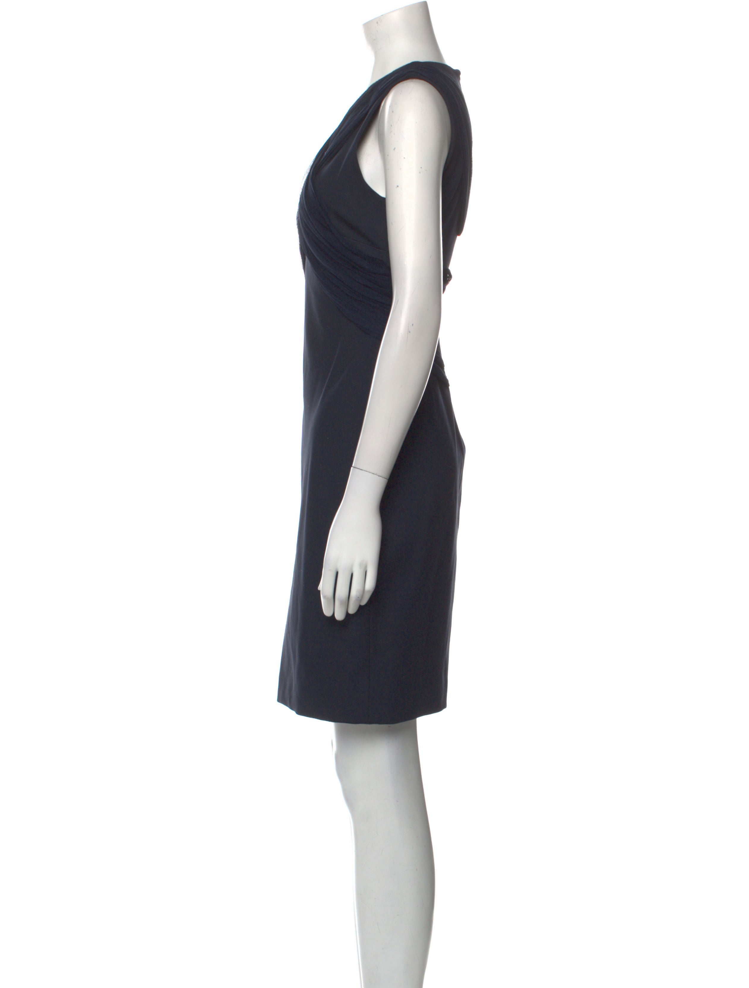 Cushnie Crew Neck Mini Dress