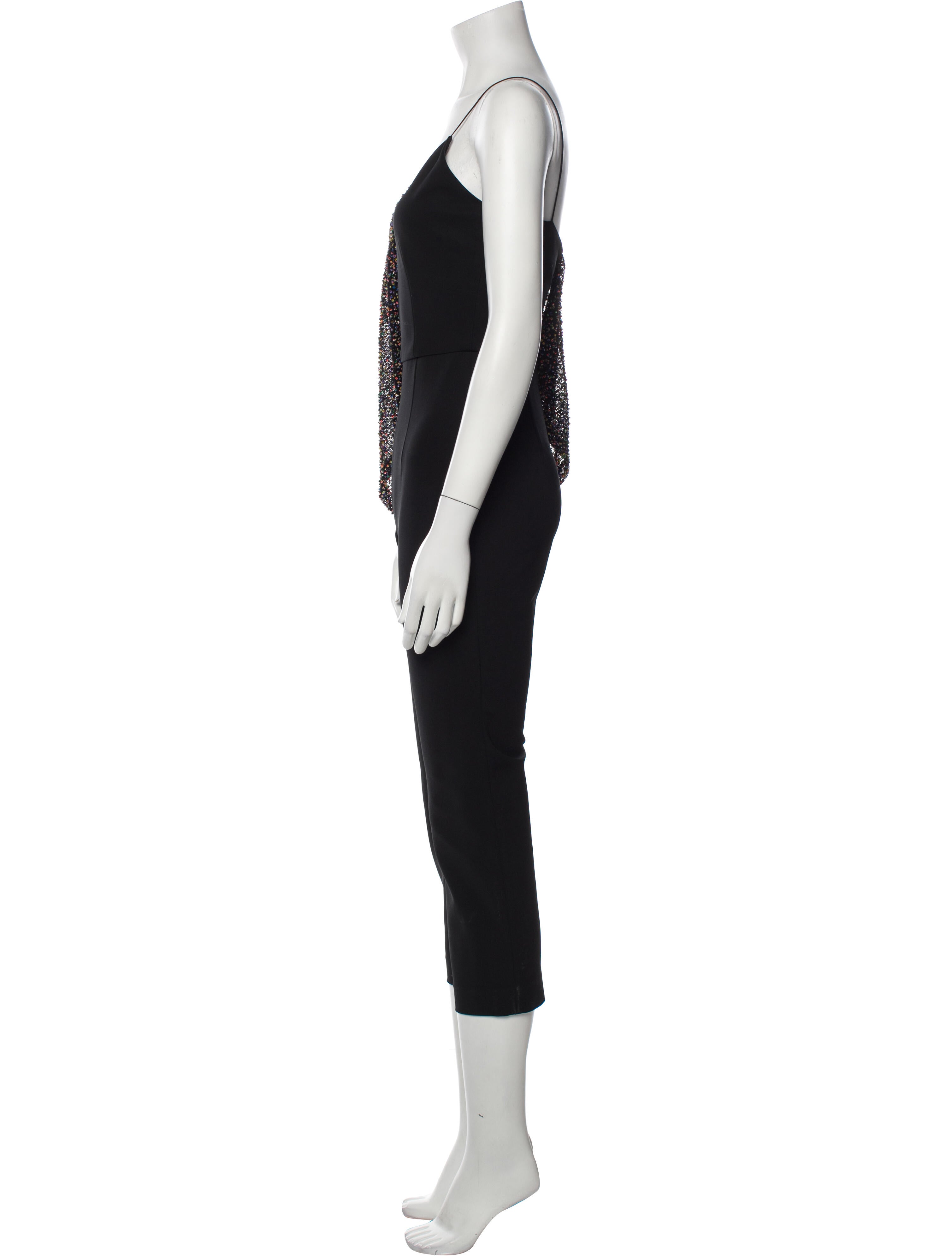 Cushnie V-Neck Jumpsuit