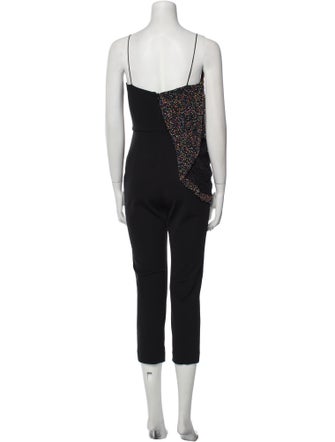 Cushnie V-Neck Jumpsuit