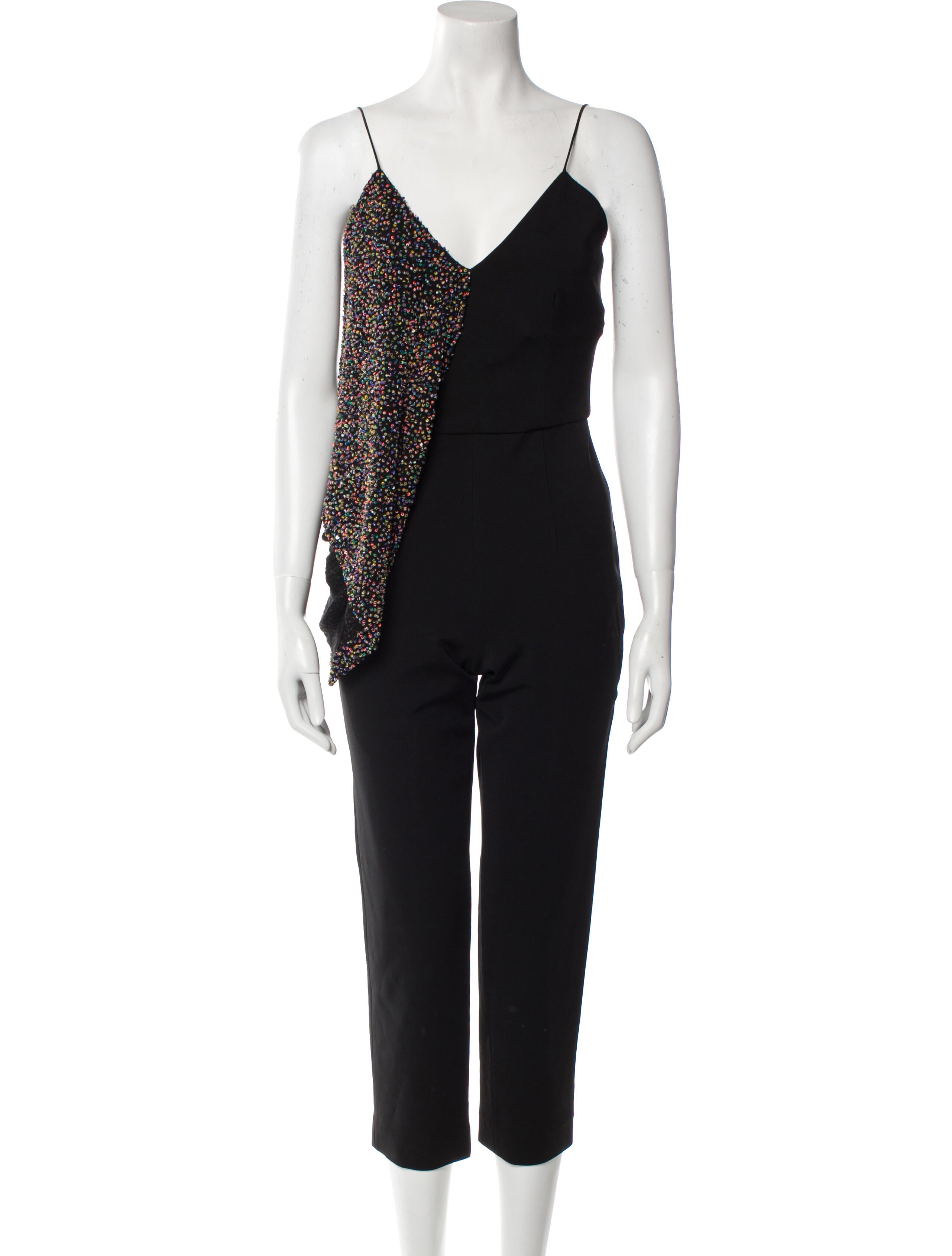 Cushnie V-Neck Jumpsuit