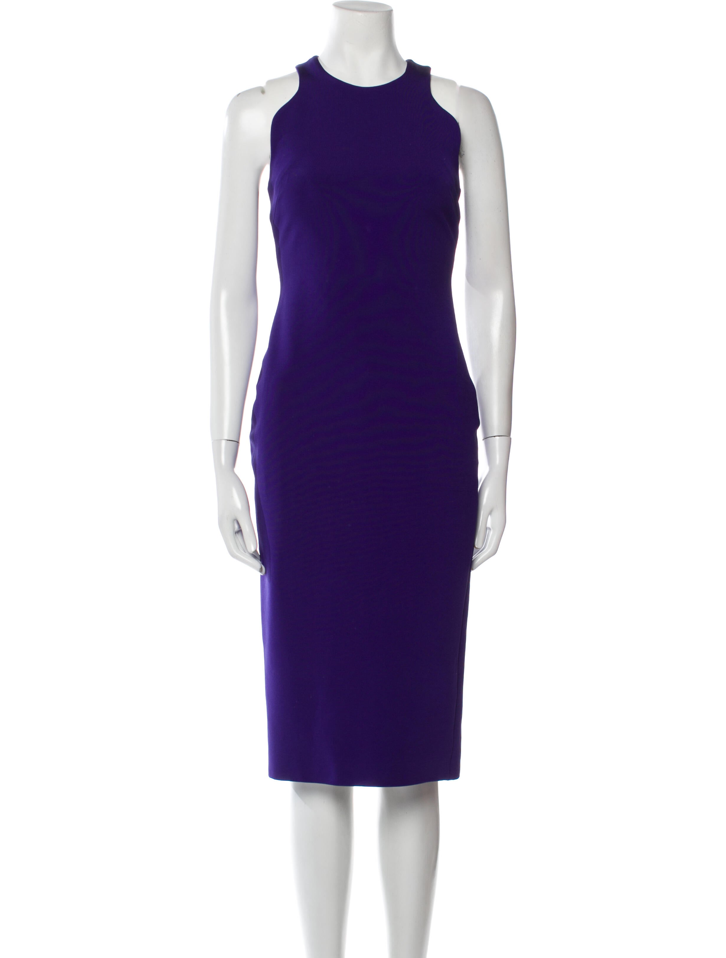 Cushnie Crew Neck Midi Length Dress