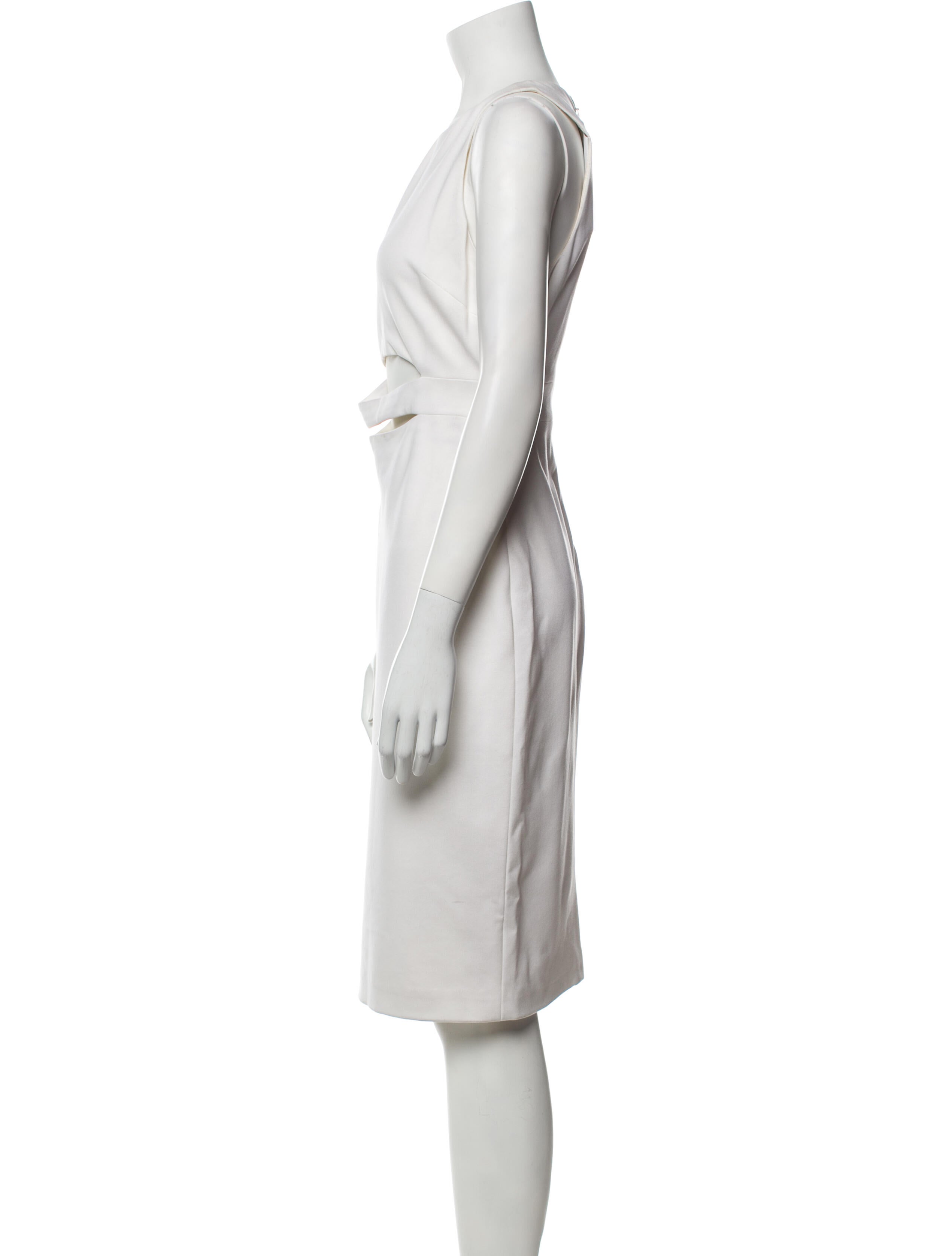 Cushnie Crew Neck Midi Length Dress