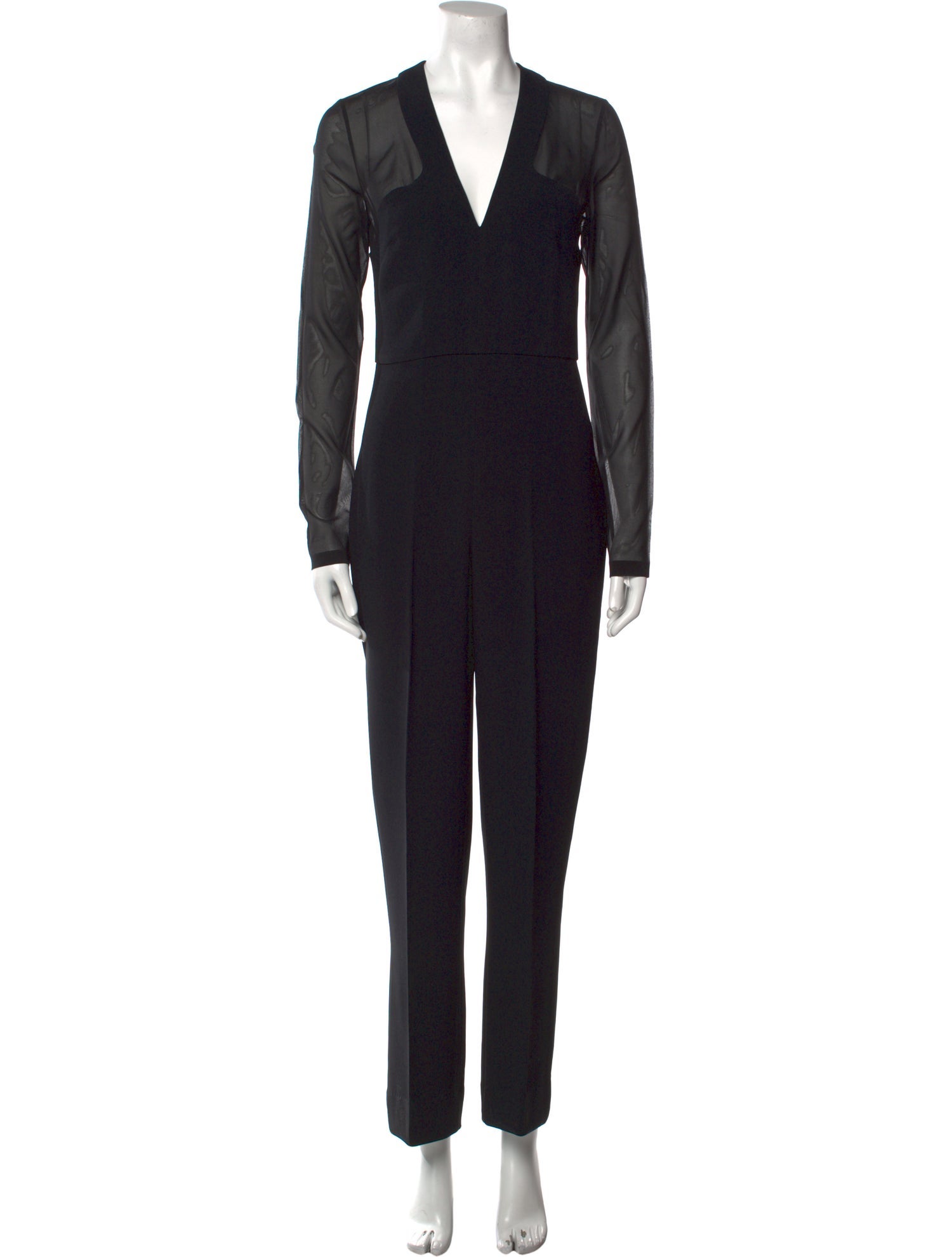 Cushnie V-Neck Jumpsuit