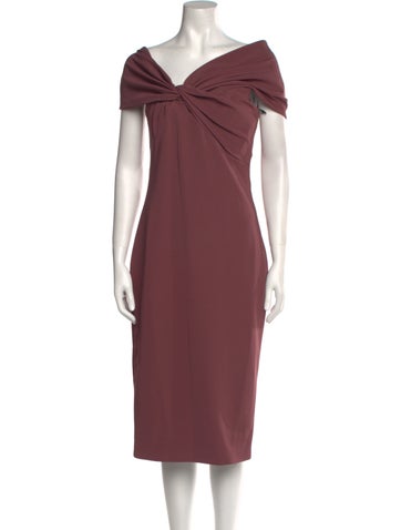Cushnie Dresses Cowl Neck Midi Length Dress US 8 | M
