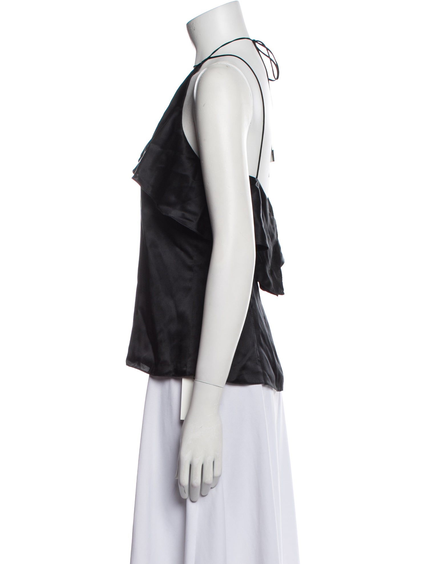 Cushnie Silk Halterneck Blouse