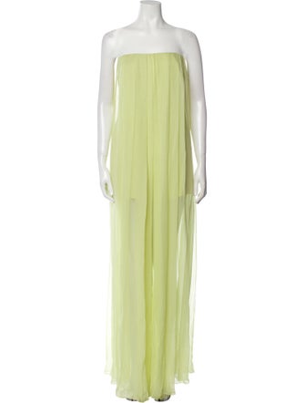 Cushnie Silk Wide Leg Pants