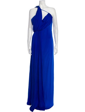 Cushnie Silk Long Dress