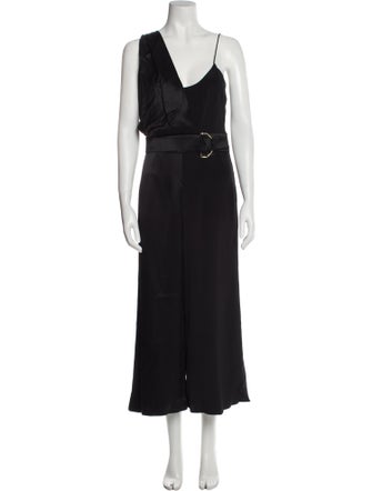 Cushnie V-Neck Jumpsuit