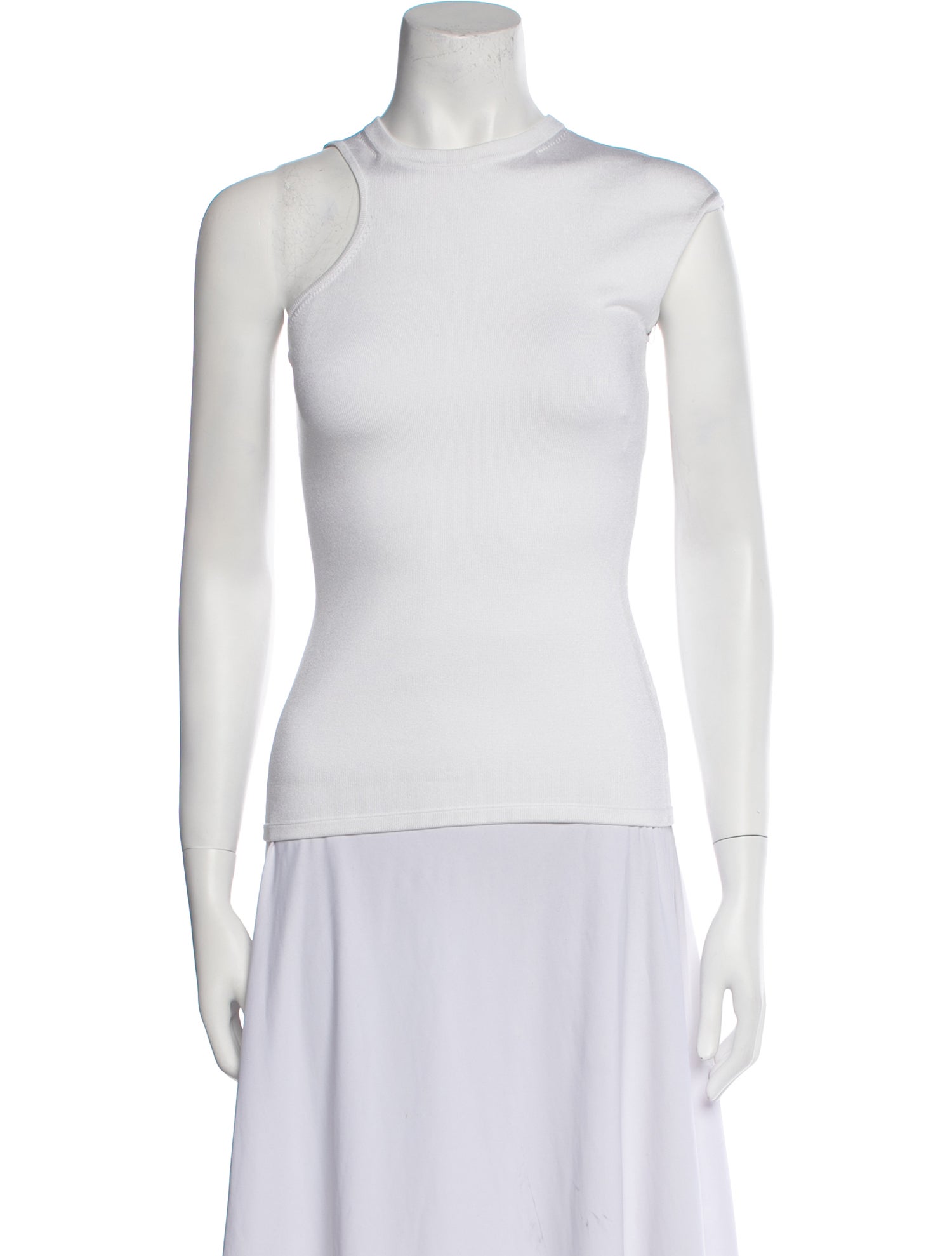 Cushnie Crew Neck Sleeveless Top