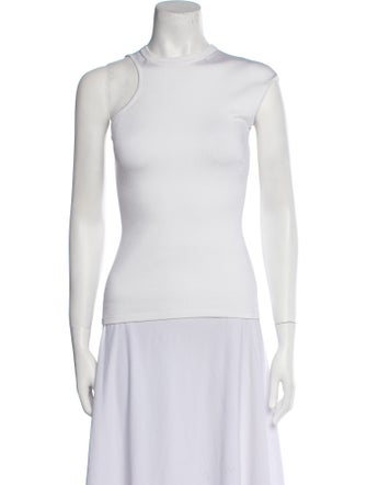 Cushnie Crew Neck Sleeveless Top