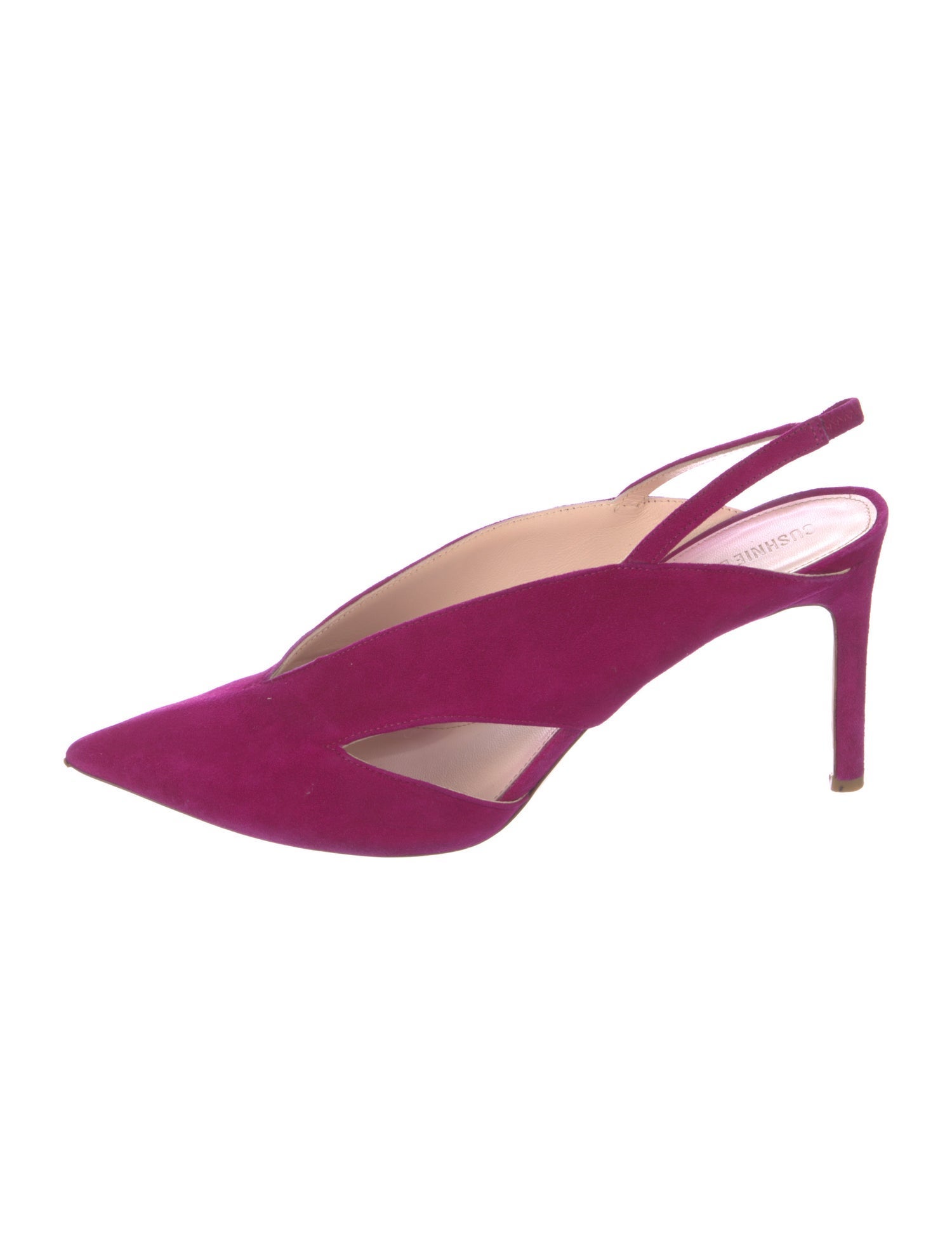 Cushnie Suede Slingback Pumps