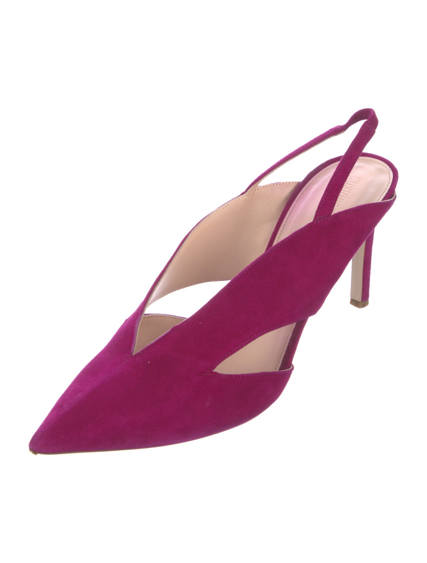 Cushnie Suede Slingback Pumps