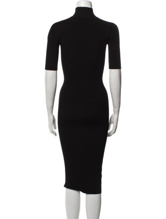 Cushnie Turtleneck Midi Length Dress
