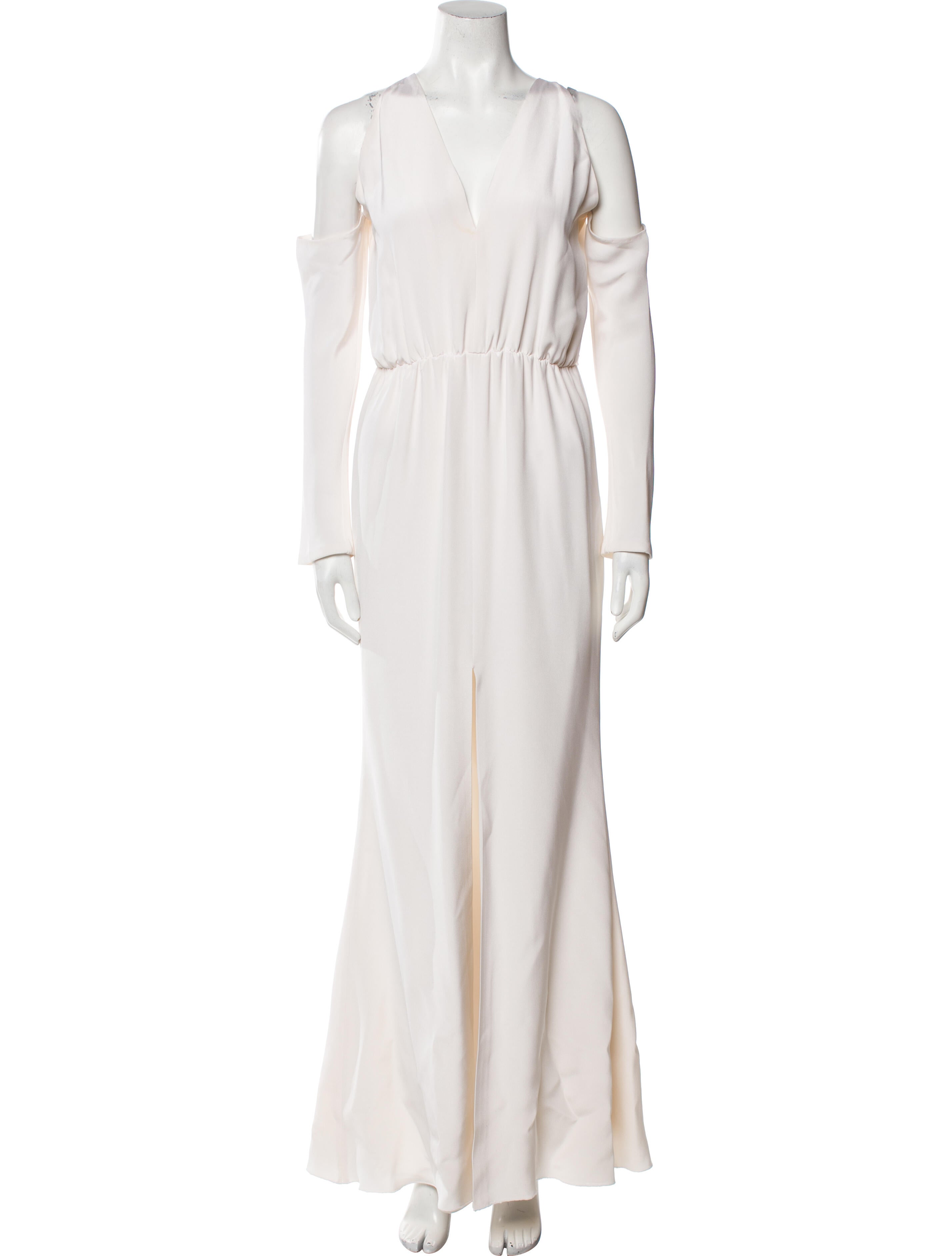 Cushnie Silk Long Dress