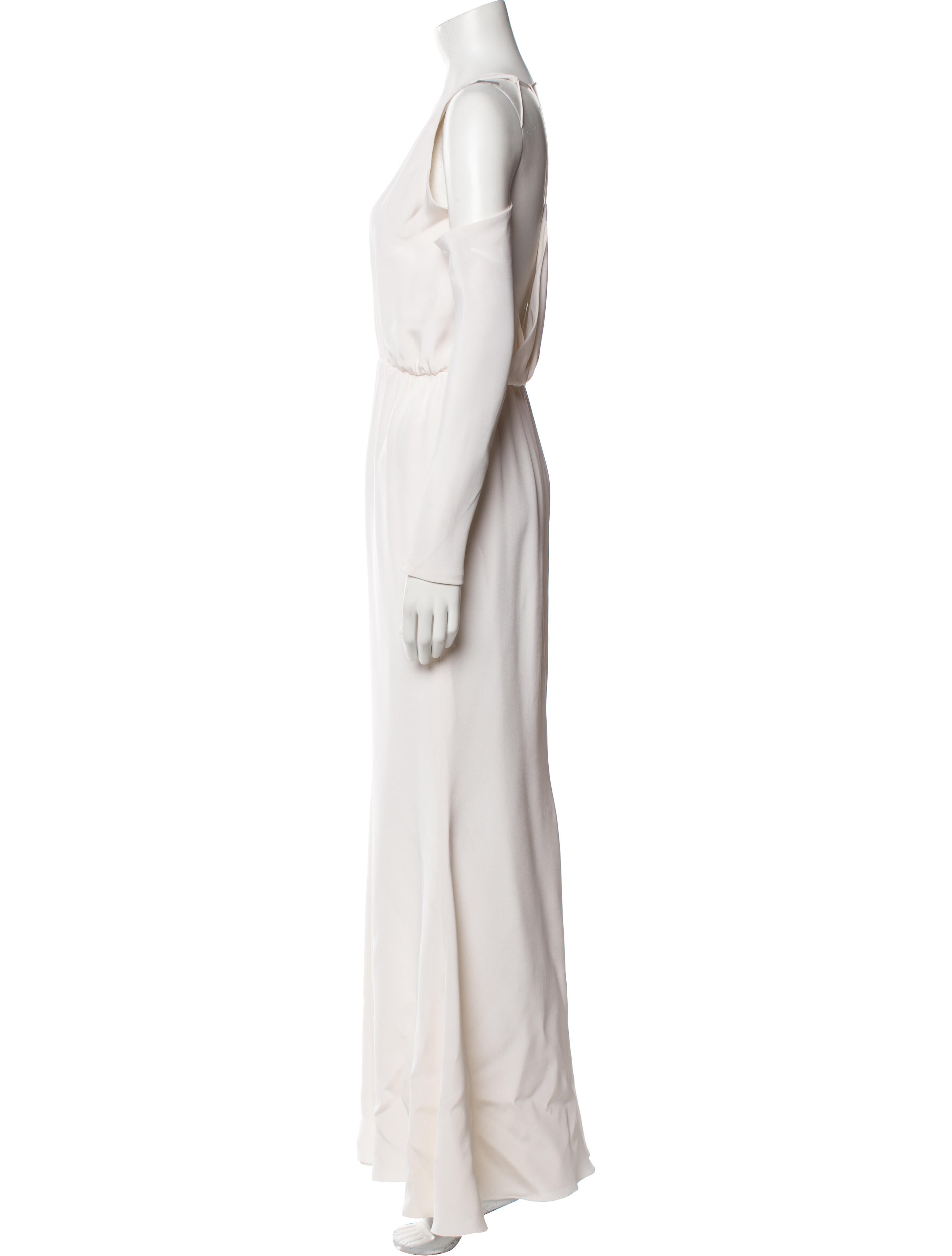 Cushnie Silk Long Dress