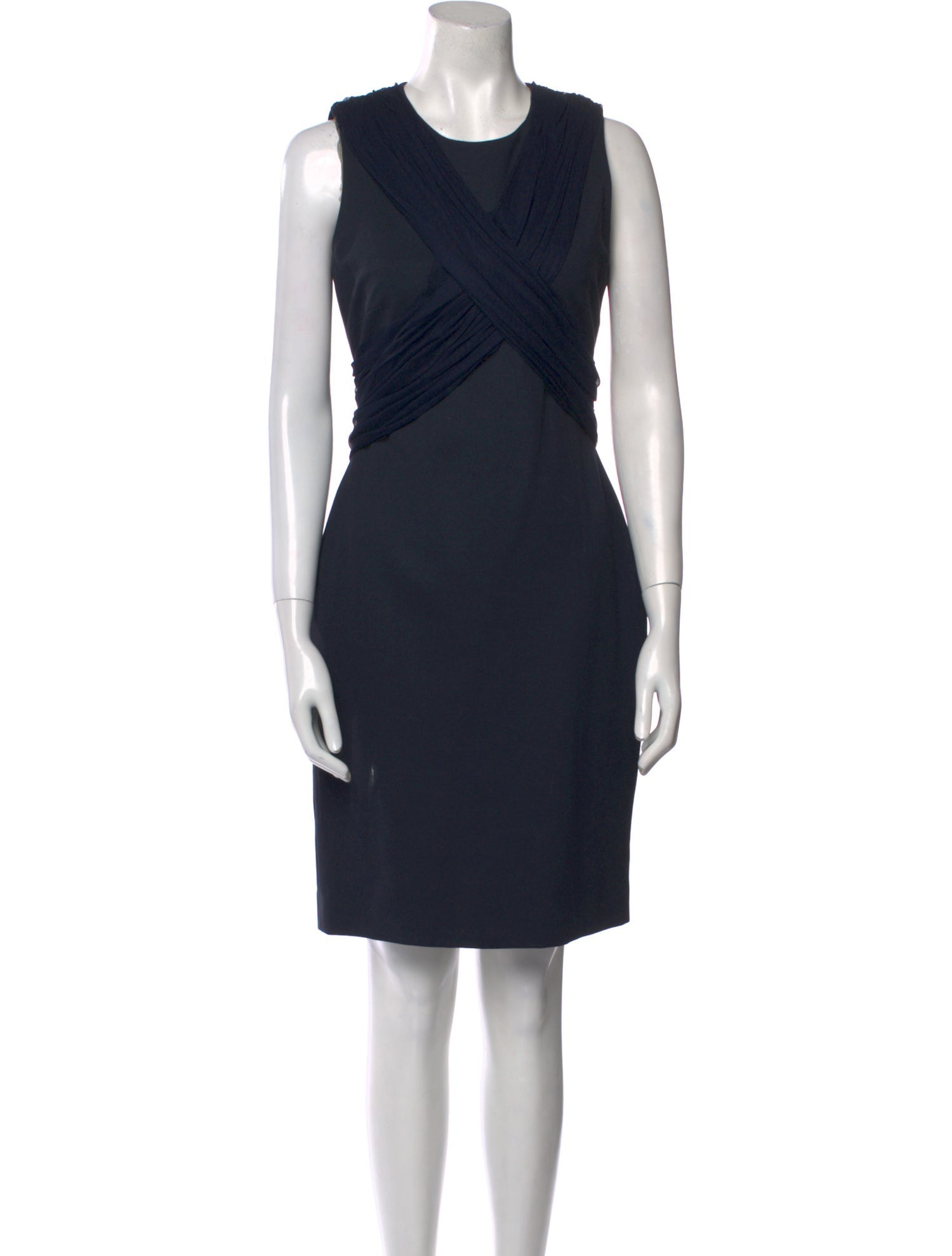 Cushnie Silk Knee-Length Dress