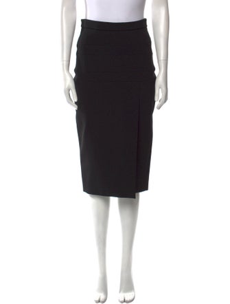 Cushnie Cutout Accent Knee-Length Skirt
