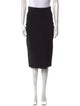 Cushnie Cutout Accent Knee-Length Skirt