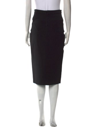 Cushnie Cutout Accent Knee-Length Skirt
