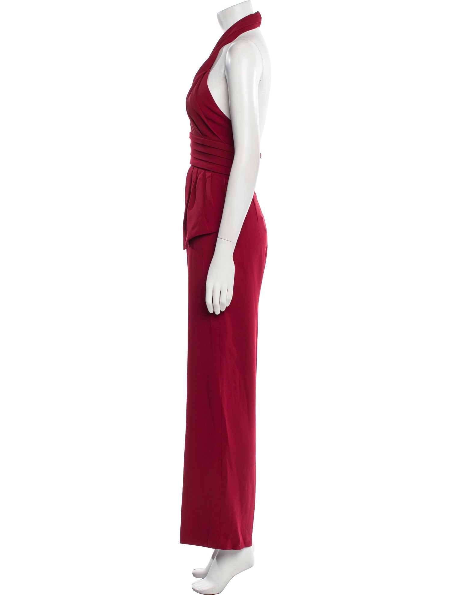 Cushnie Silk Halterneck Jumpsuit