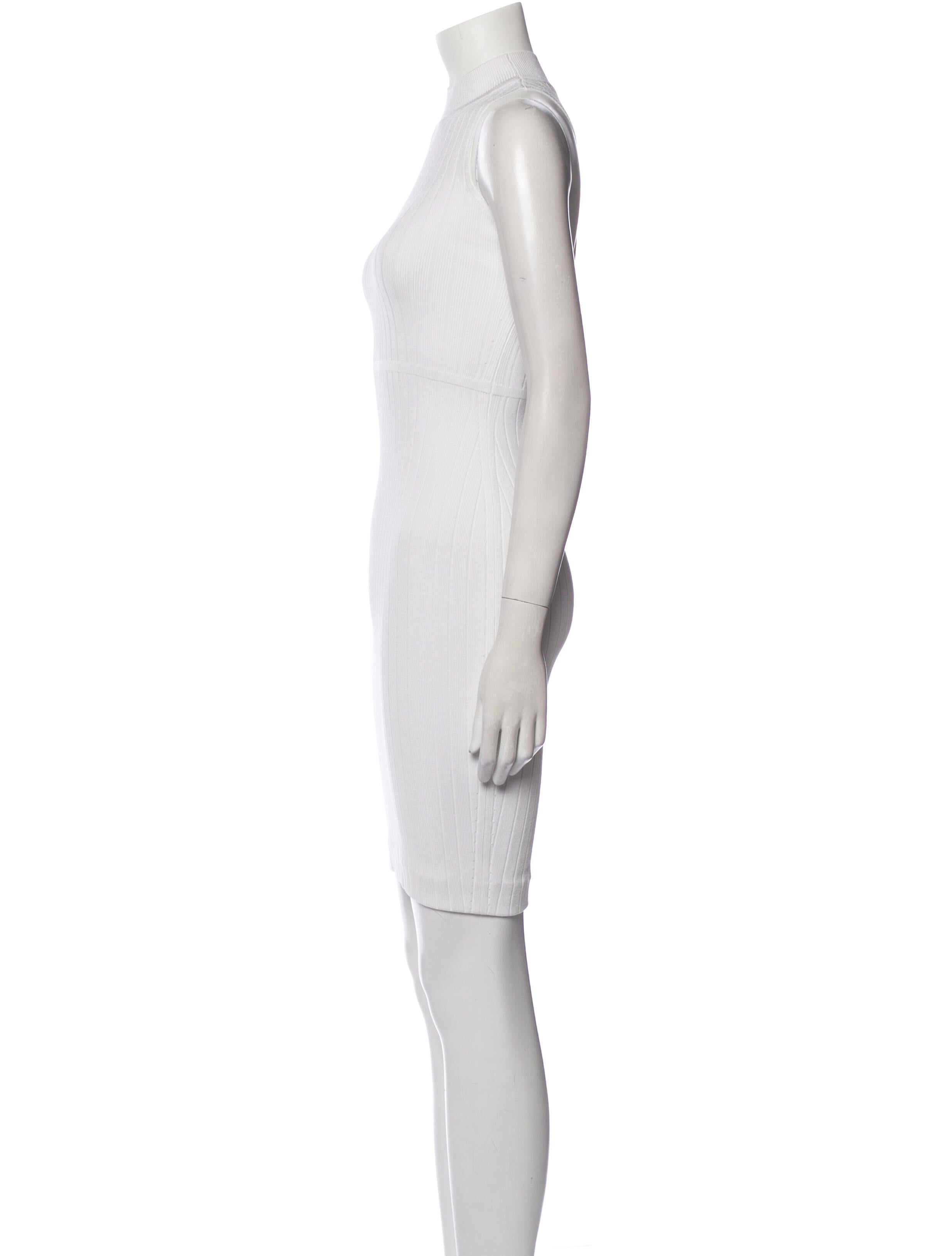 Cushnie Mock Neck Mini Dress