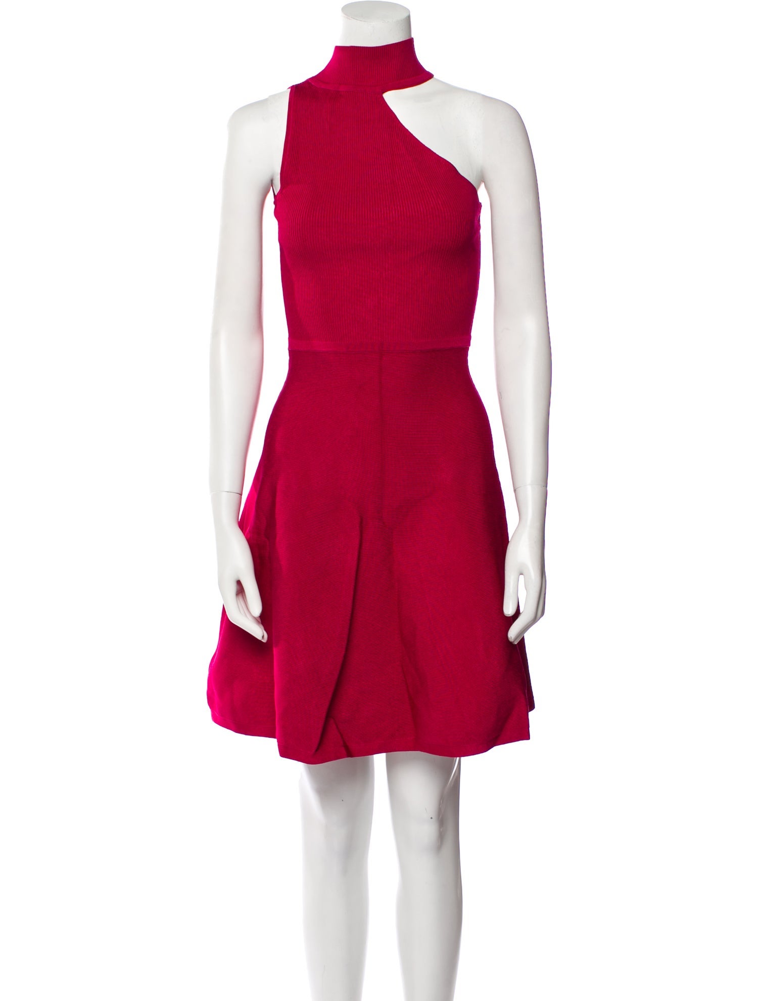 Cushnie One-Shoulder Mini Dress