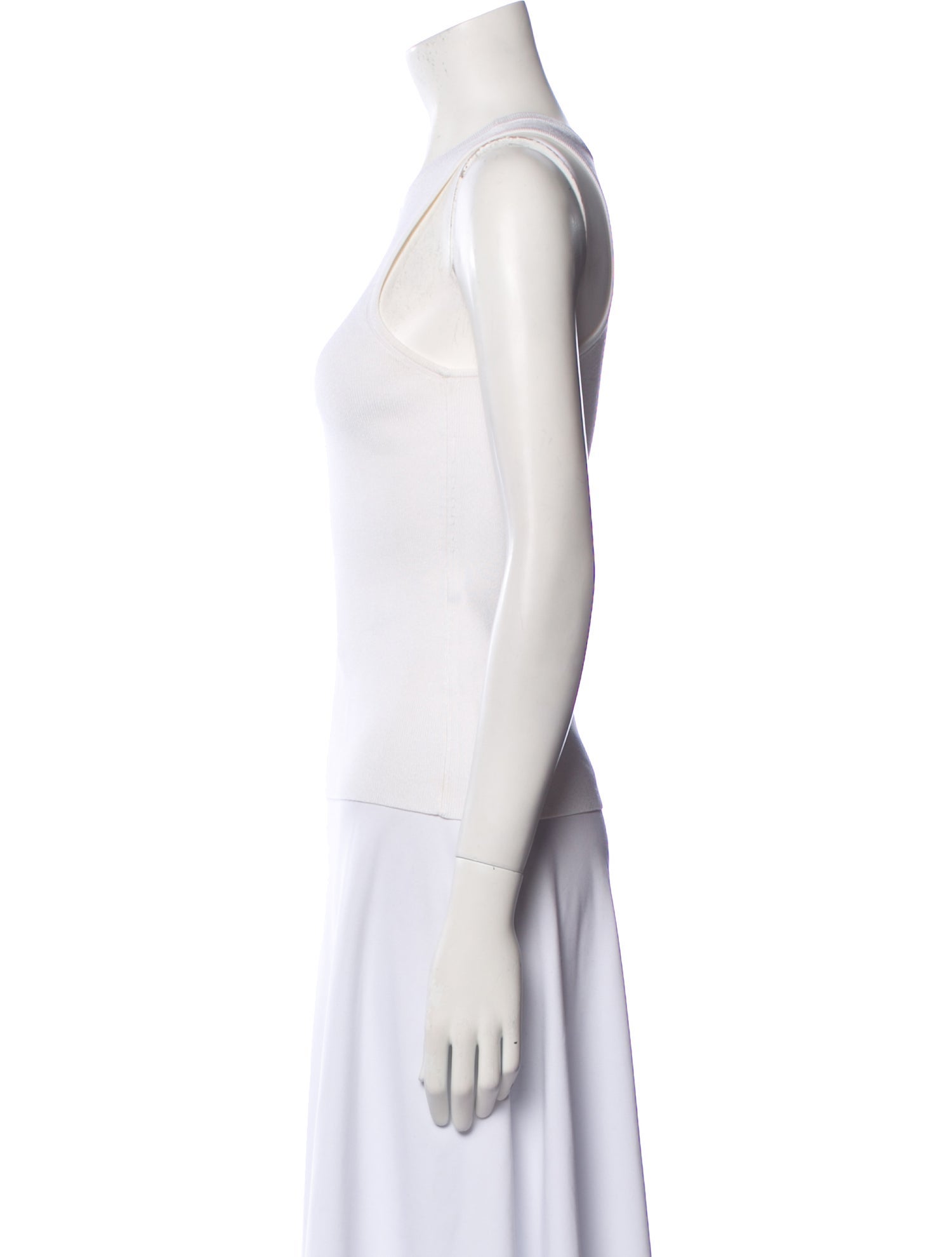 Cushnie Crew Neck Sleeveless Top