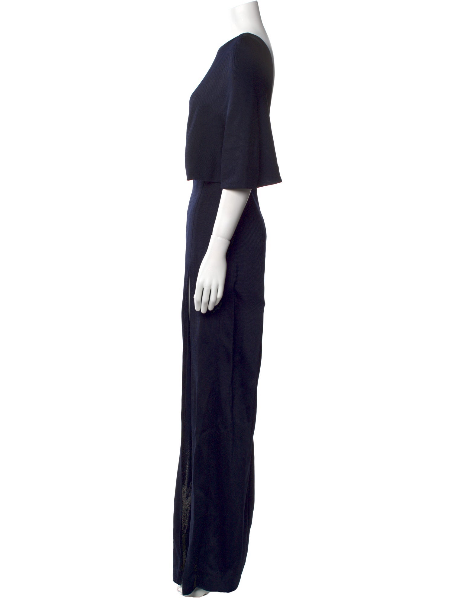 Cushnie Crew Neck Long Dress