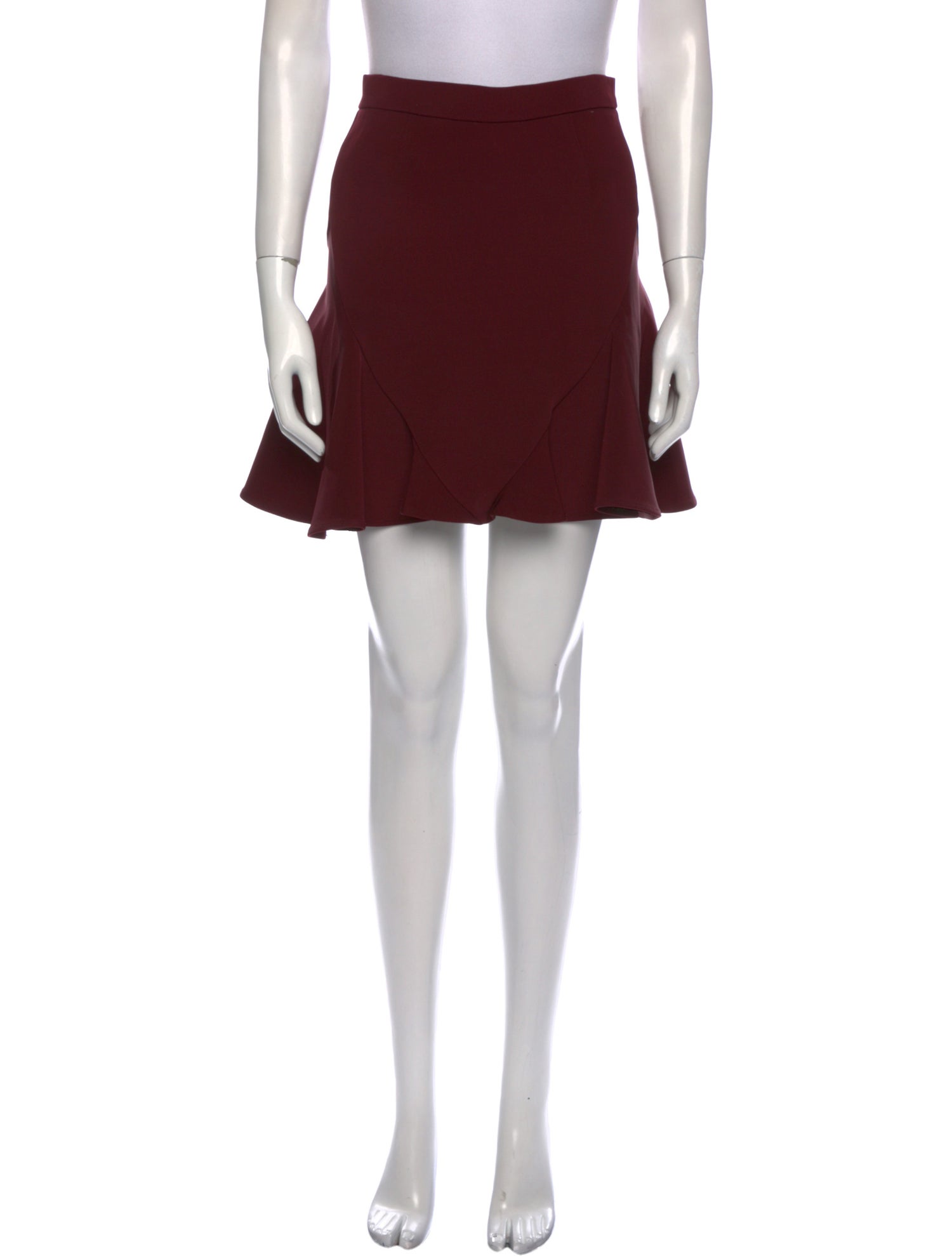 Cushnie Ruffle Embellishment Mini Skirt
