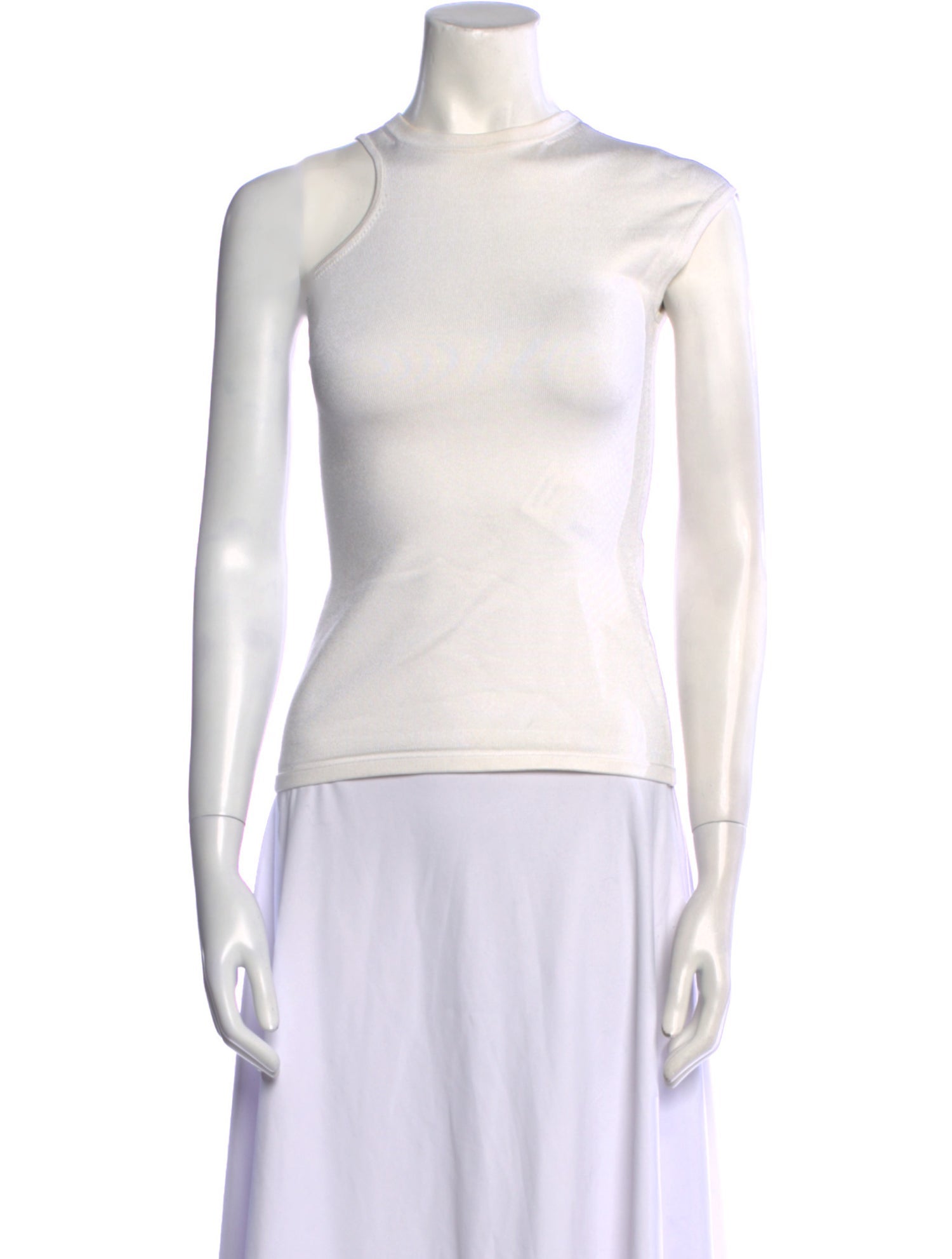 Cushnie Crew Neck Sleeveless Top