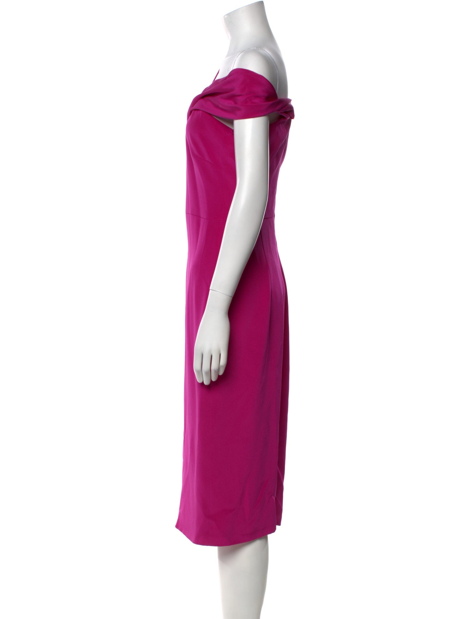 Cushnie Silk Knee-Length Dress