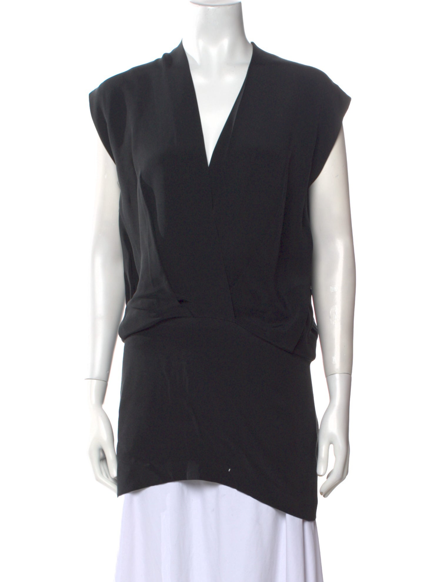 Cushnie V-Neck Short Sleeve Tunic