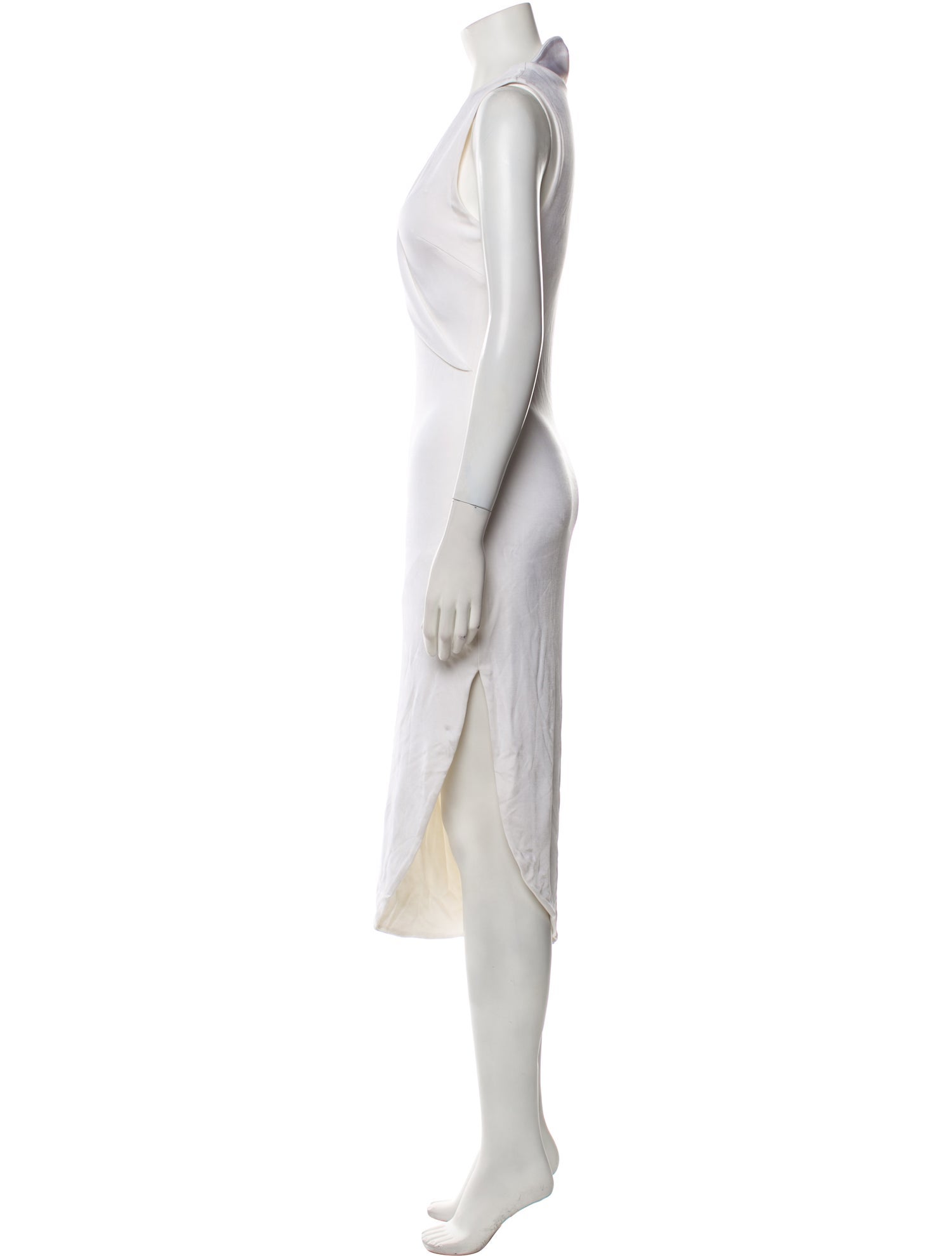 Cushnie V-Neck Midi Length Dress