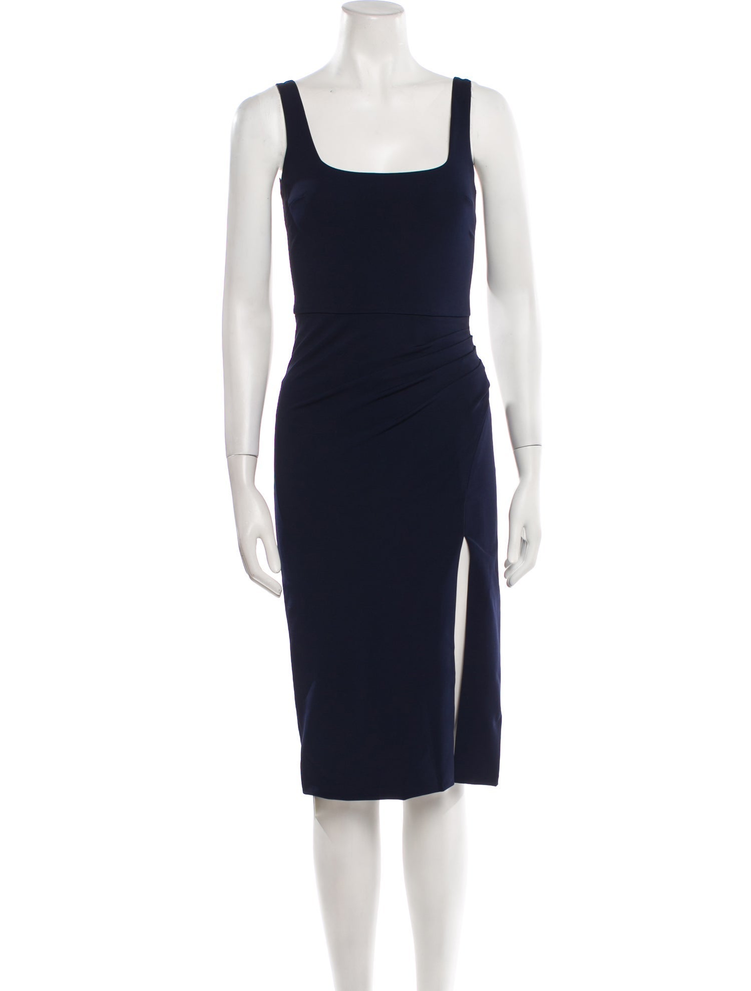 Cushnie Square Neckline Knee-Length Dress