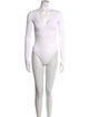 Cushnie V-Neck Long Sleeve Bodysuit