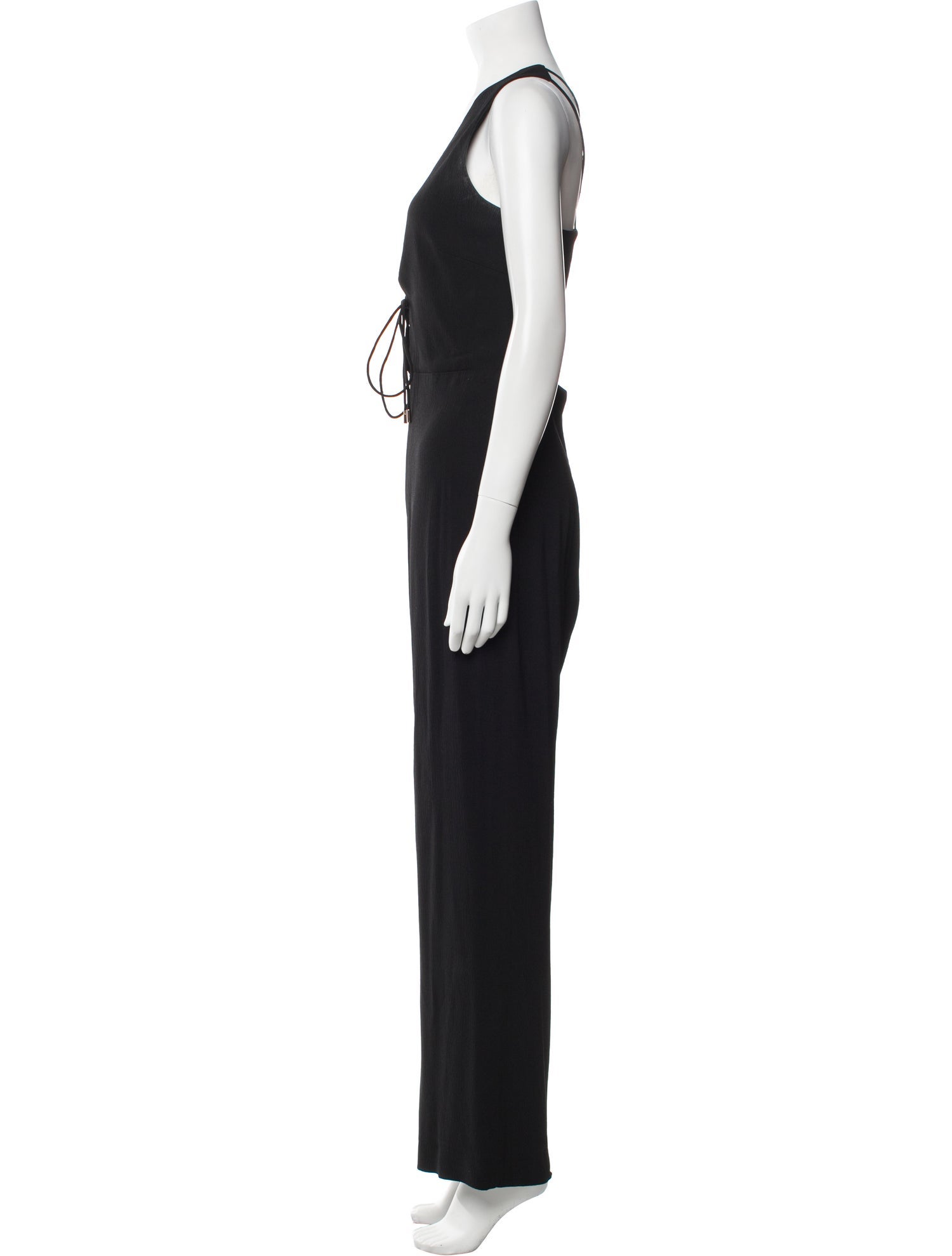 Cushnie Plunge Neckline Jumpsuit