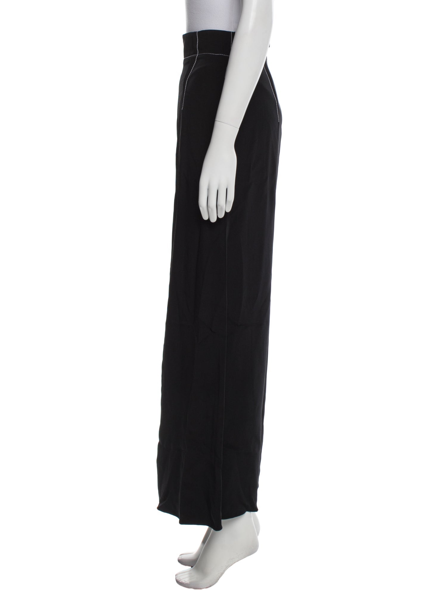 Cushnie Silk Wide Leg Pants