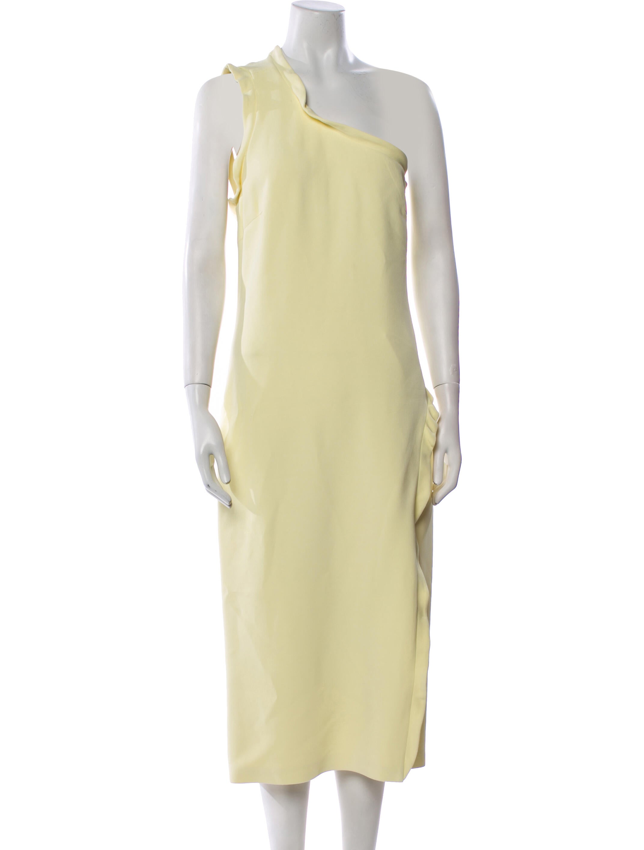 Cushnie One-Shoulder Long Dress