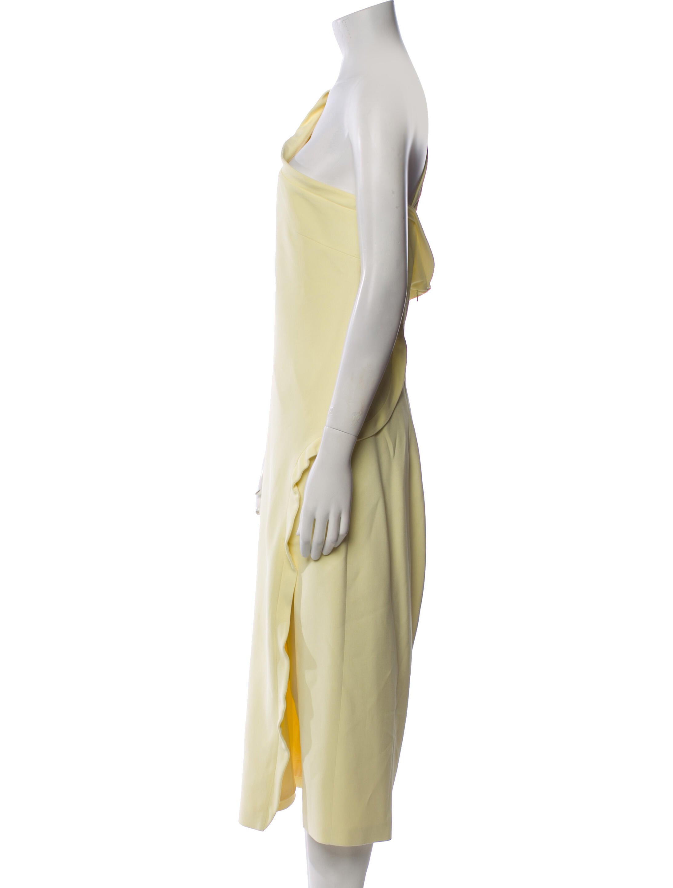 Cushnie One-Shoulder Long Dress