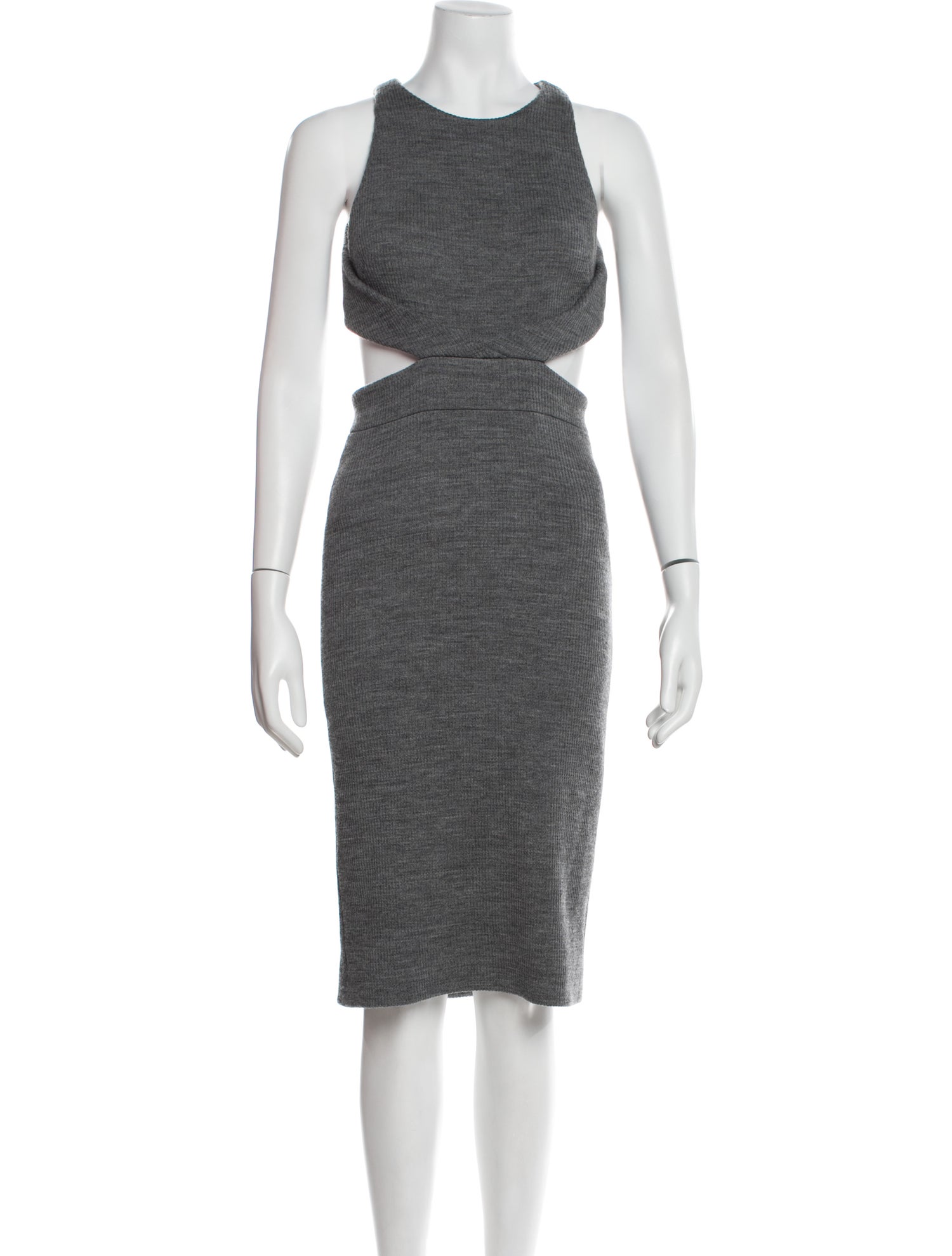 Cushnie Wool Midi Length Dress
