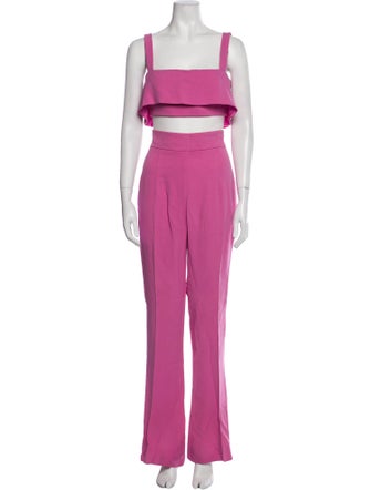 Cushnie Silk Pant Set