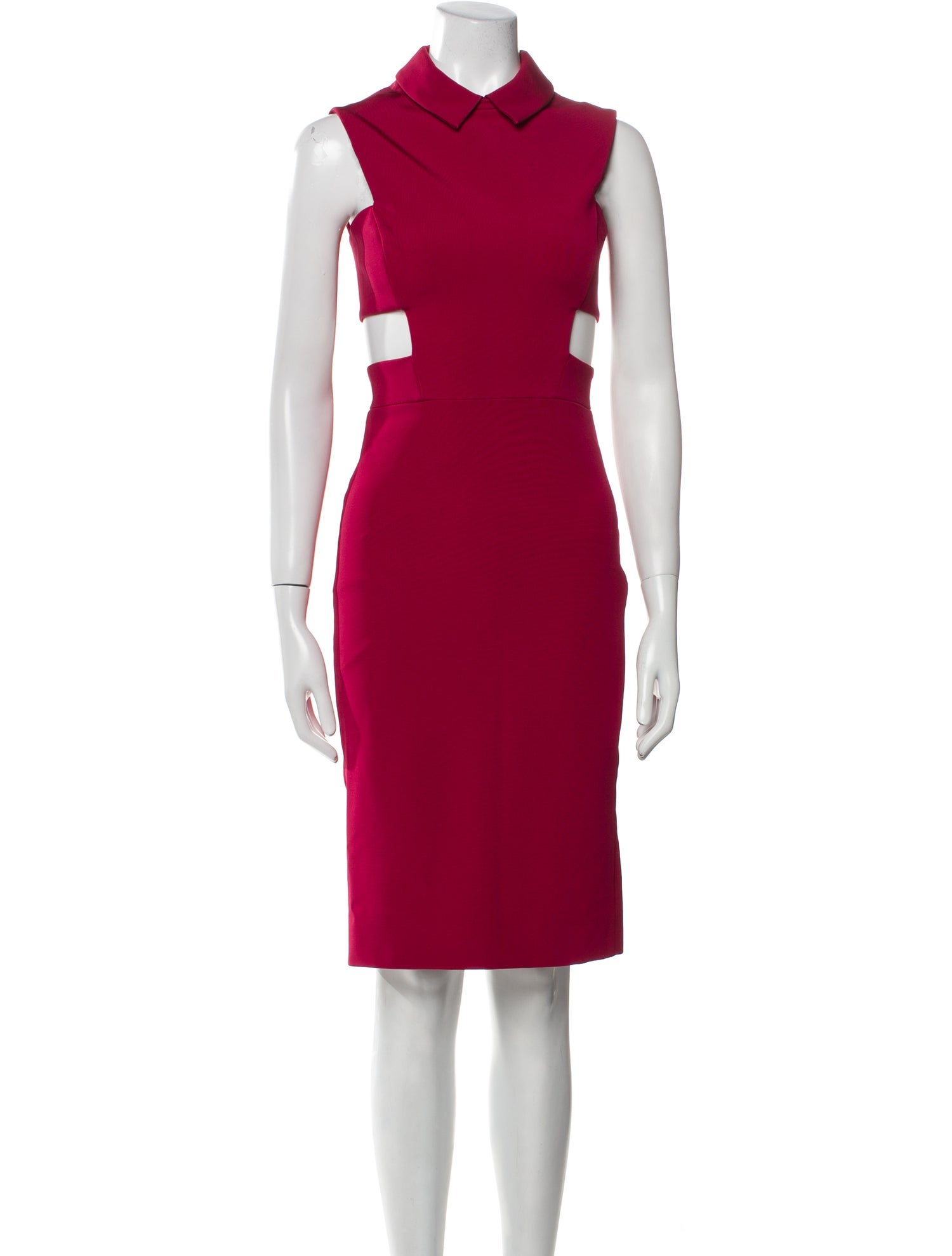 Cushnie Silk Knee-Length Dress